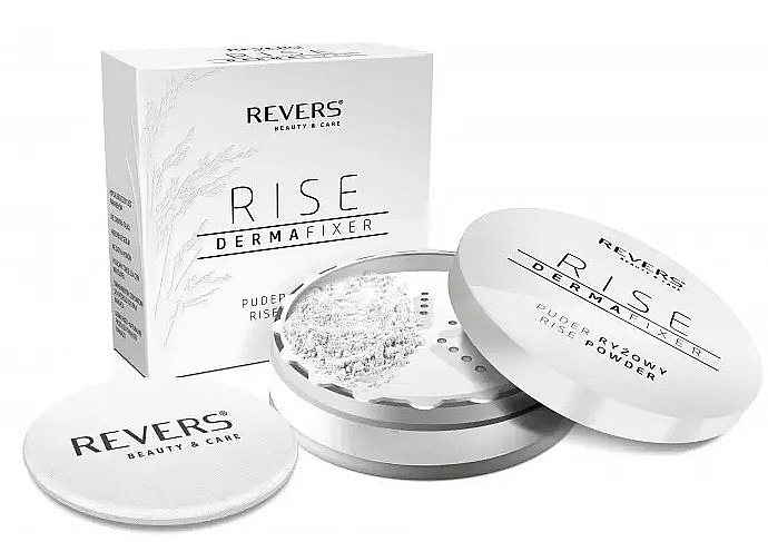 Фіксувальна рисова пудра для обличчя  - Revers Rise Powder Derma Fixer — фото N1