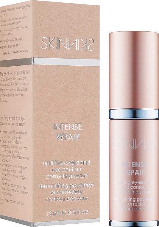 ПОДАРОК! Интенсивная сыворотка для коррекции контура глаз и тонуса век - Skinniks Intense Repair Eye Contour Correcting Serum — фото N2