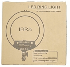 Професійна кільцева лампа - Ibra LED Ring Light — фото N4