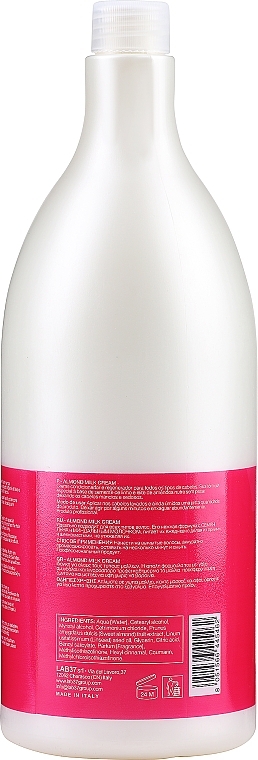 Бальзам з мигдальним молочком для волосся - BBcos Kristal Basic Linen Seeds Almond Milk — фото N4