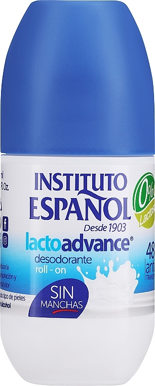 Кульковий дезодорант - Instituto Espanol Milk Roll On Deodorant — фото N1