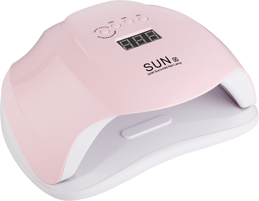 Лампа для маникюра 54W UV/LED, розовая - Sun X