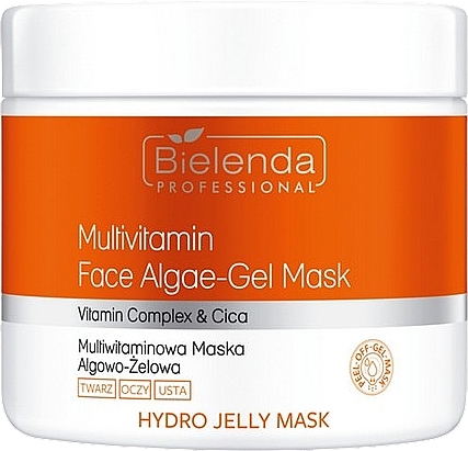 Мультивитаминная водорослево-гелевая маска для лица - Bielenda Professional Hydro Jelly Mask Multivitamin Face Algae-Gel Mask  — фото N1