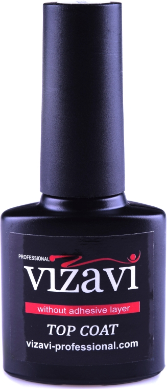 Финишное покрытие без липкого слоя - Vizavi Professional Top Coat — фото N1