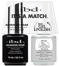 Духи, Парфюмерия, косметика Набор - IBD Advanced Wear Color Duo Top Coat (top/14ml + top14ml)