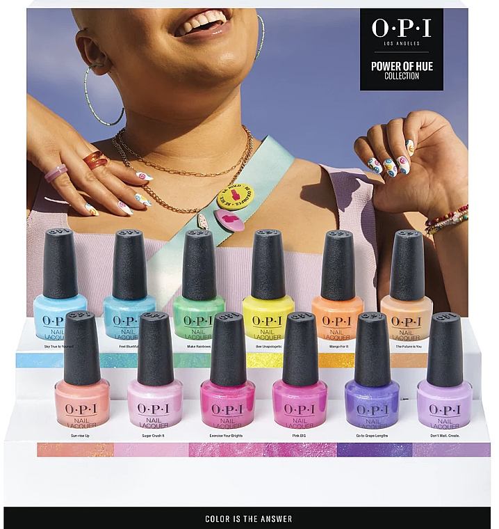 Набор - OPI Nail Lacquer Summer Collection 2022 Power of Hue (n/lacquer/12x15ml) — фото N1