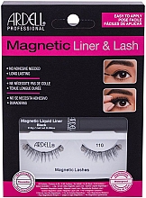 Парфумерія, косметика Набір - Ardell Magnetic Lash & Liner Lash 110 (eye/liner/2.5g + lashes/2pc)