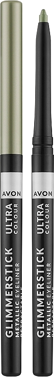 Автоматический карандаш для глаз c эфектом металик - Avon Glimmerstick Metallic Eyeliner — фото N1