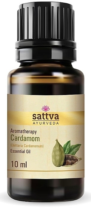 Эфирное масло "Кардамон" - Sattva Ayurveda Cardamom Essential Oil — фото N1