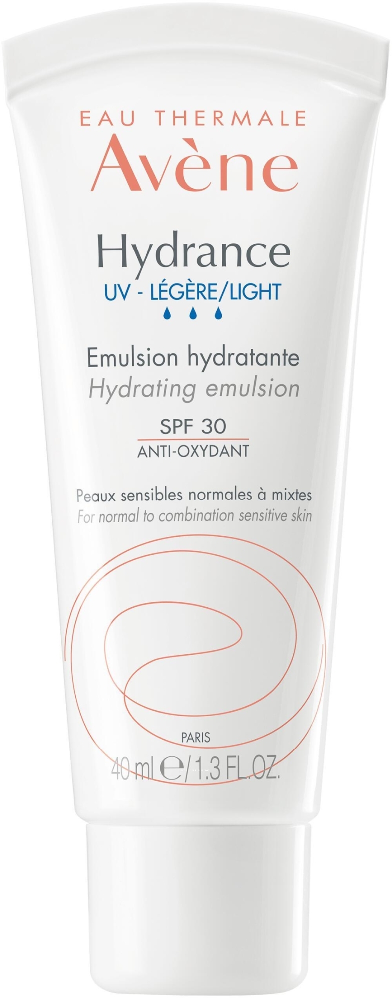 Увлажняющая эмульсия для лица - Avene Eau Thermale Hydrance Light Hydrating Emulsion SPF 30 — фото 40ml