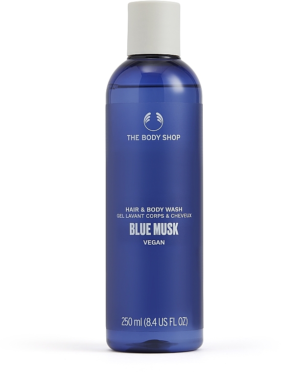 Шампунь-гель для душу BLUE MUSK - The Body Shop Blue Musk Vegan — фото N1