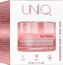 Денний крем для обличчя - UNI.Q be Fancy Focus Hydrate Day Face Cream — фото N2