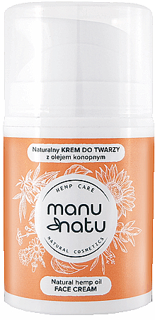 Крем для лица - Manu Natu Natural Hemp Oil Face Cream — фото N1