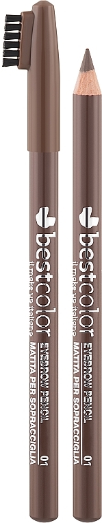 Карандаш для бровей - Best Color Cosmetics Eyebrow Definition Pencil — фото N1