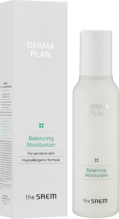 Лосьон "Увлажняющий" для чувствительной кожи - The Saem Derma Plan Balancing Moisturizer — фото N2