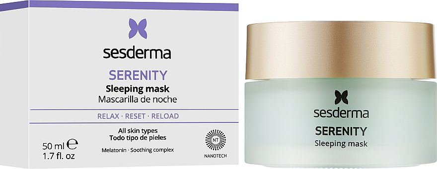 Нічна маска для обличчя - Sesderma Serenity Sleeping Mask — фото N2