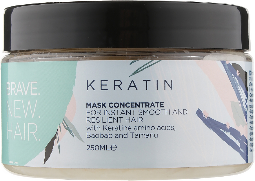 Маска-концентрат для непослушных, жестких и сухих волос - Brave New Hair Keratin Mask — фото N1