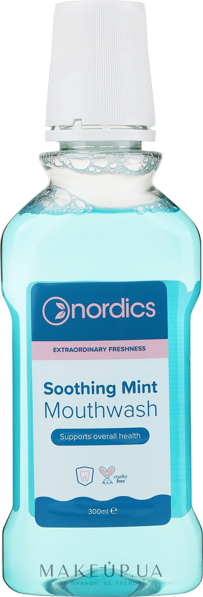 Ополіскувач для порожнини рота "Заспокійлива м'ята" - Nordics Soothing Mint Mouthwash — фото 300ml