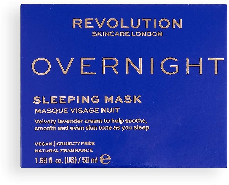 Заспокійлива нічна маска - Revolution Skincare Overnight Soothing Sleeping Mask — фото N2