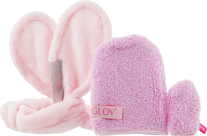 Набір - Glov Spa Bunny Together Set (glove/1 + mini/glove/1 + headband/1 + bag/1) — фото N2