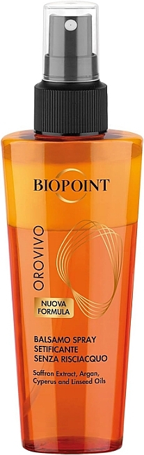 Восстанавливающий кондиционер-спрей для волос - Biopoint Orovivo Balsamo di Bellezza — фото N1