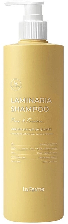 Живильний шампунь для волосся "Груша та фрезія" - La Ferme Pear & Freesia Laminaria Shampoo — фото N1