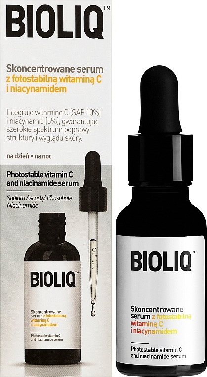 Концентрированная сыворотка с фотостабильным витамином С и ниацинамидом - Bioliq Pro Photostable Vitamin C And Niacinamide Serum — фото N2