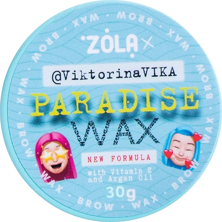 Віск для брів - Zola Paradise Wax With Vitamin E and Argan Oil — фото N2