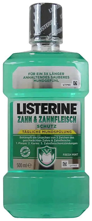 Ополіскувач для порожнини рота - Listerine Fresh Mint — фото N1