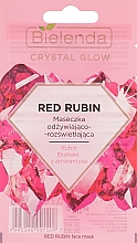 Парфумерія, косметика Живильна й освітлювальна маска для обличчя - Bielenda Crystal Glow Red Rubin