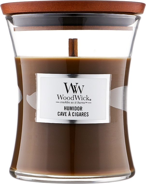 Ароматична свічка у склянці - WoodWick Humidor Candle — фото N1