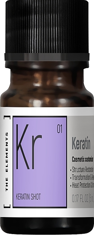 Косметическое средство "Чистый кератин" - Pharma Group Laboratories The Elements Keratin Shot — фото N3