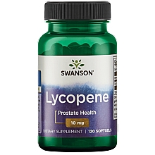 Ликопин для здоровья простаты, 10мг 120шт - Swanson Lycopene — фото N1