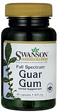 Парфумерія, косметика Харчова добавка "Гуарова камедь", 400 мг - Swanson Full Spectrum Guar Gum