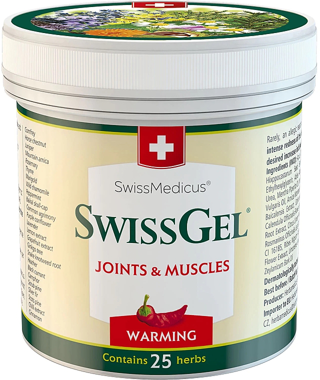 Согревающий бальзам - SwissMedicus Joint Care Swissgel Warming — фото N1