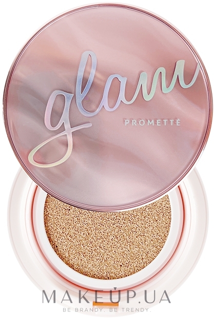 Зволожувальний кушон із перловою пудрою - Enough Promette Glam Origin Radiance Cushion — фото 13