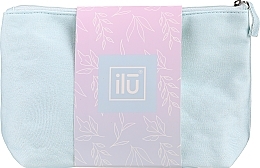 Косметичка бавовняна, блакитна - Ilu Cotton Cosmetic Bag — фото N2