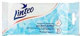 Духи, Парфюмерия, косметика Влажные салфетки, ежедневные, 15шт. - Linteo Wet Wipes for Daily Use