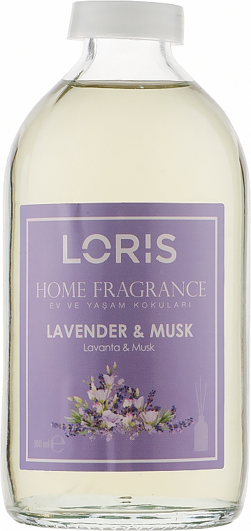 Аромадифузор "Лаванда й мускус" - Loris Parfum Home Fragrance Reed Diffuser — фото N3