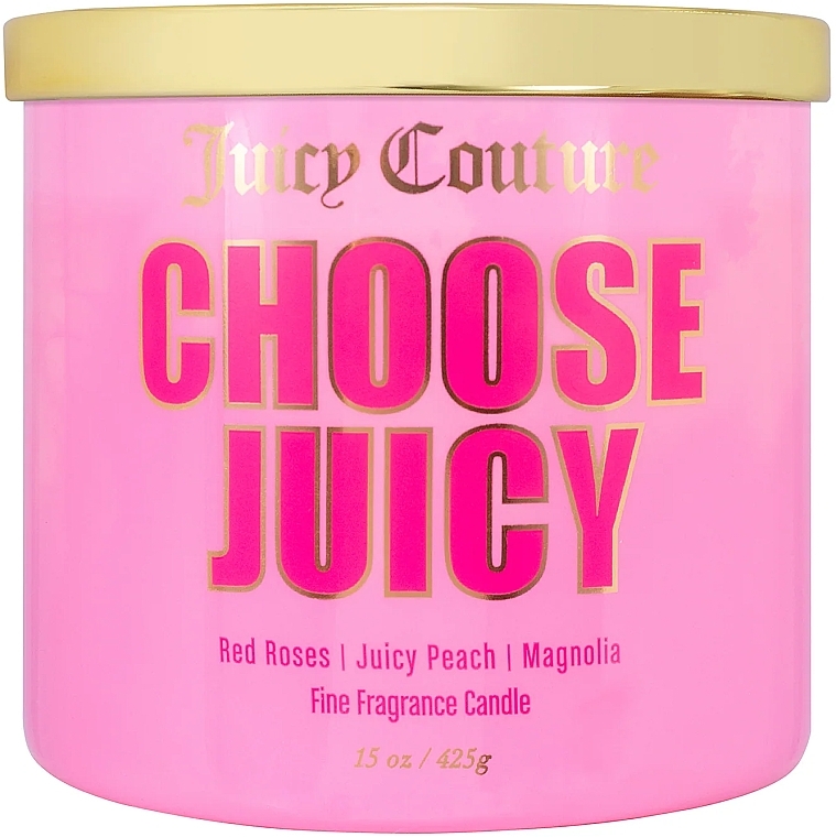 Ароматическая свеча - Juicy Couture Choose Juicy Fine Fragrance Candle — фото N1
