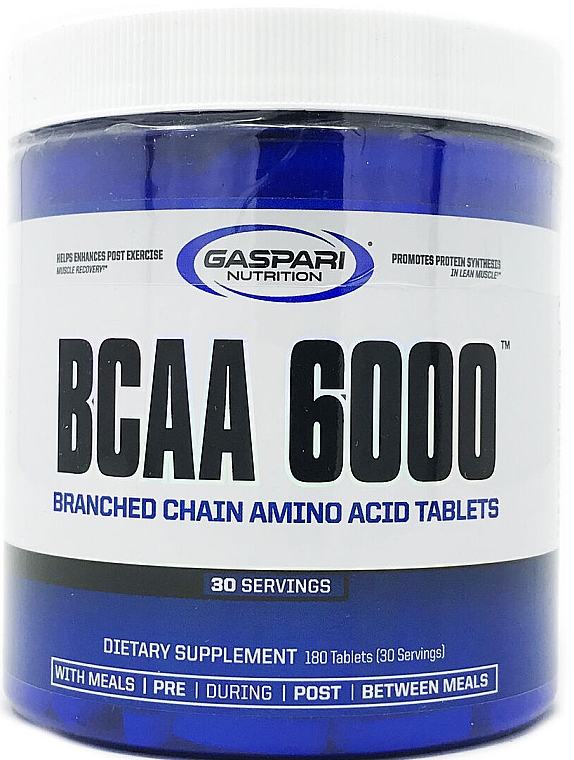 Диетическая добавка "Аминокислоты" - Gaspari Nutrition BCAA 6000 — фото N1