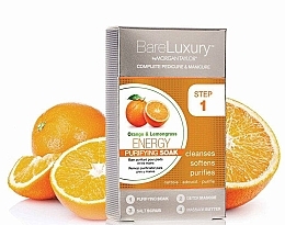 Набір для догляду за шкірою рук і ніг - Morgan Taylor BareLuxury Energy Orange & Lemongrass — фото N3