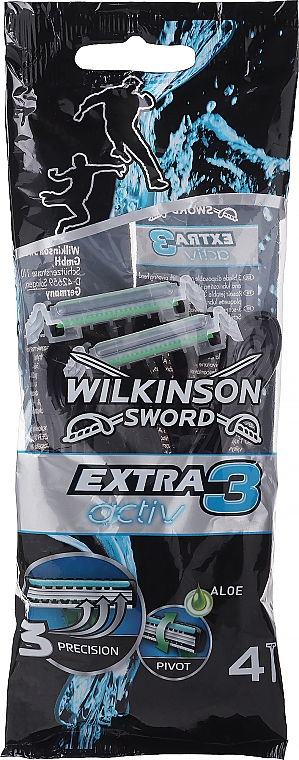 Одноразовые станки, 4шт - Wilkinson Sword Extra 3 — фото N1