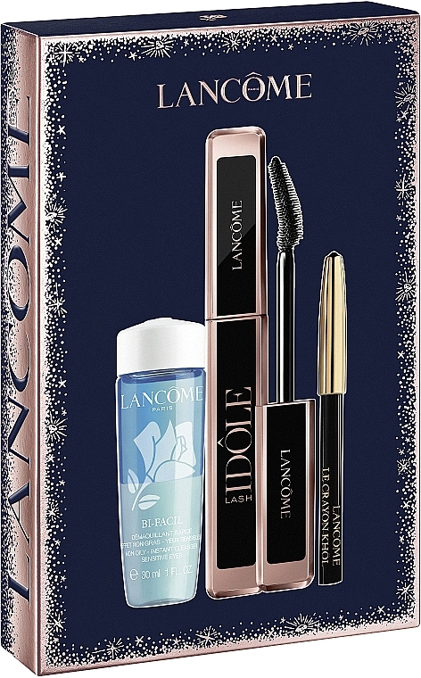 Набор - Lancome Lash Idole (mascara/8ml + pencil/0,7g + demaq/30ml) — фото N2