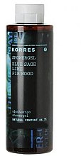 Парфумерія, косметика Гель для душу "Синя шавлія, липа, ялина" - Korres Blue Sage Shower Gel