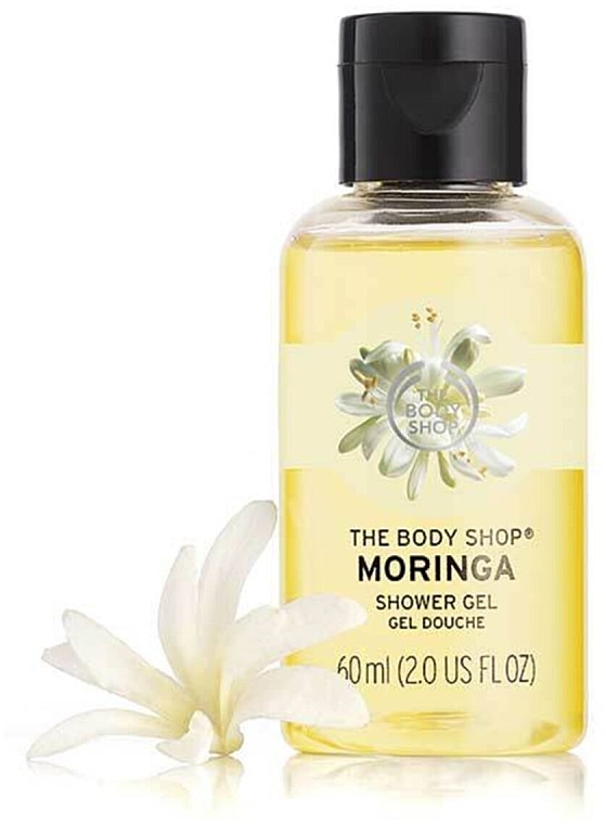 Гель для душу "Моринга" - The Body Shop Moringa Shower Gel (міні) — фото N1