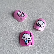 Накладные самоклеящиеся ногти для детей "Панда", 981 - Deni Carte Tipsy Kids  — фото N4