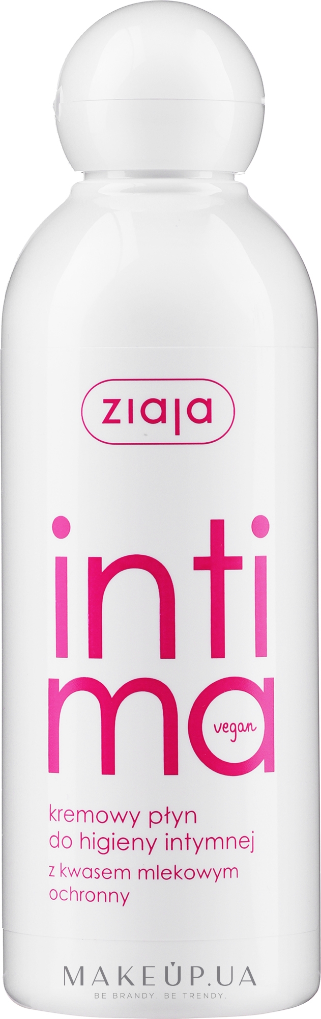 Кремоподібна рідина для інтимної гігієни з молочною кислотою - Ziaja Intima  — фото 200ml