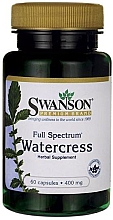 Парфумерія, косметика Харчова добавка "Крес-салат", 400 мг - Swanson Full Spectrum Watercress