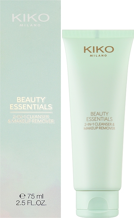 Очищающее средство и средство для снятия макияжа 2в1 - Kiko Milano Beauty Essentials 2in1  — фото N2